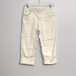 Kensie | Women’s White Stretch Casual Denim Capris Jeans